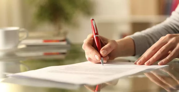 Signature de contrat