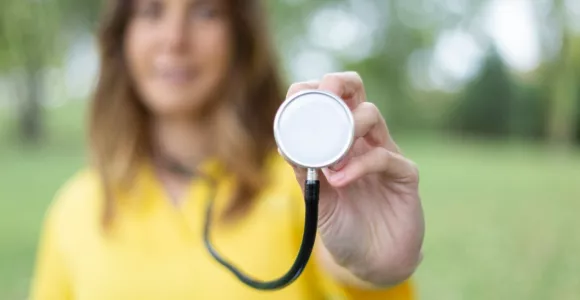 stethoscope en focus 