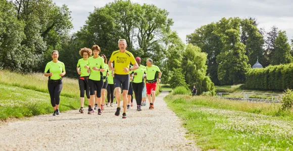 Groupe de joggeurs 