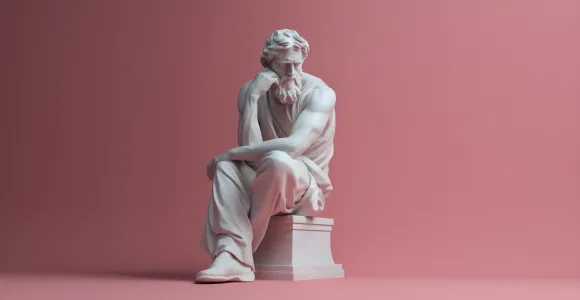 statue d'un philosophe