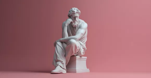 statue d'un philosophe