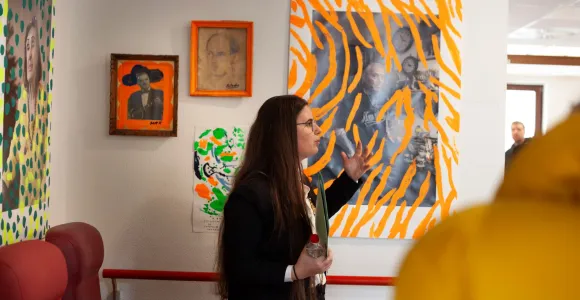 Visite de la Maison Gertrude, une résidence pour les seniors et un centre d'art