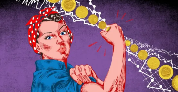 Illustration de Boris Séméniako sur les ateliers d'auto-défense financière