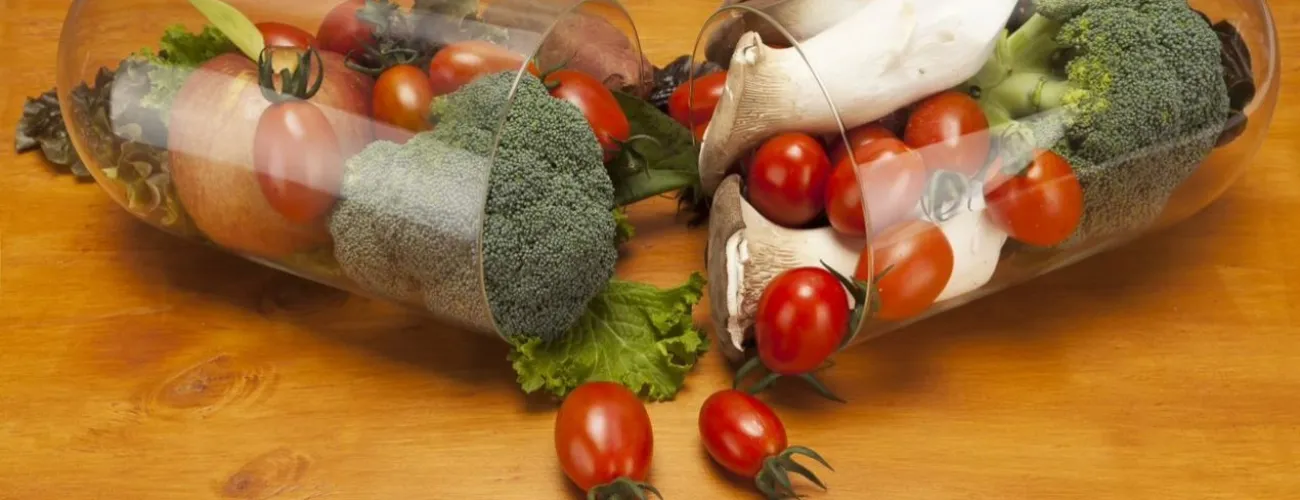 légumes dans une gélule 