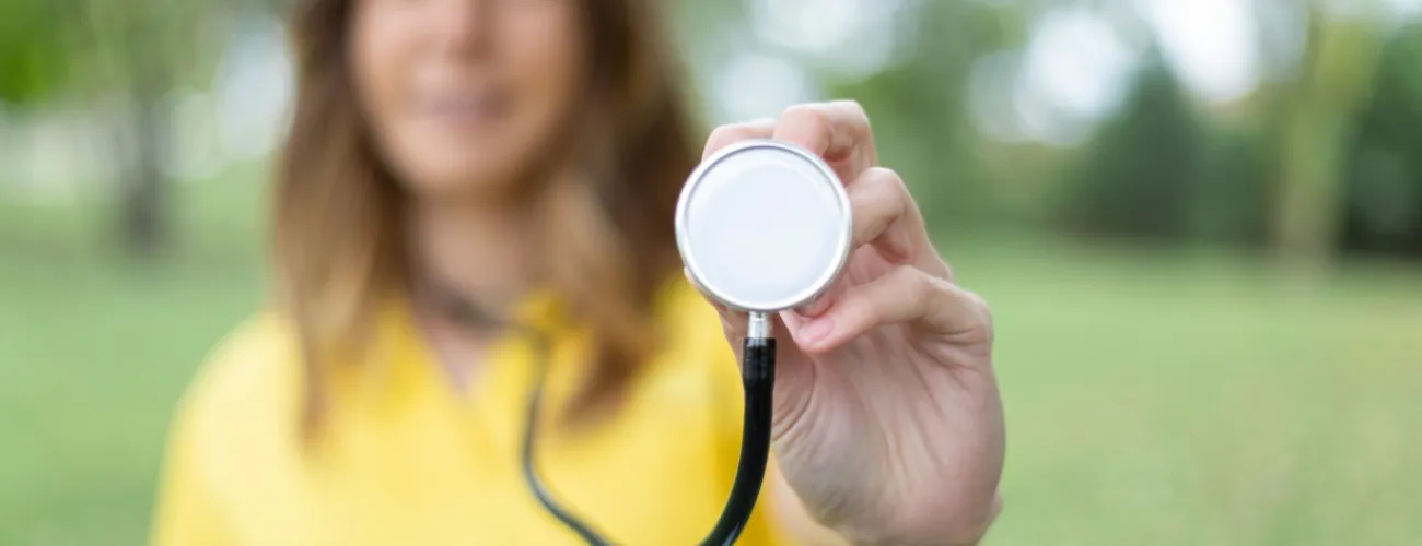 stethoscope en focus 