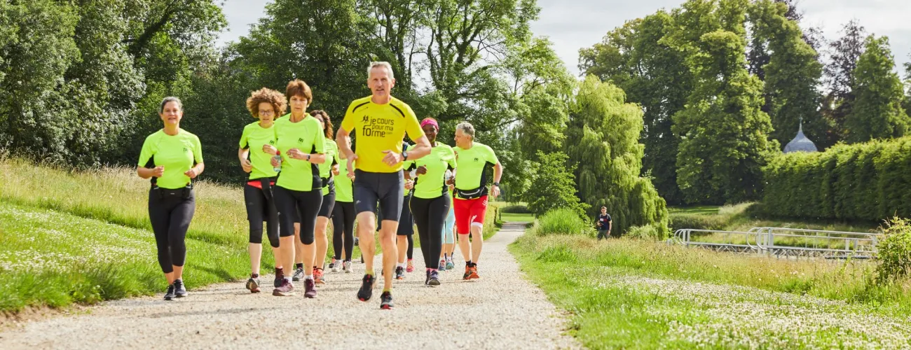 Groupe de joggeurs 