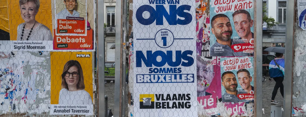 Affiches électorales Vlaams Belang