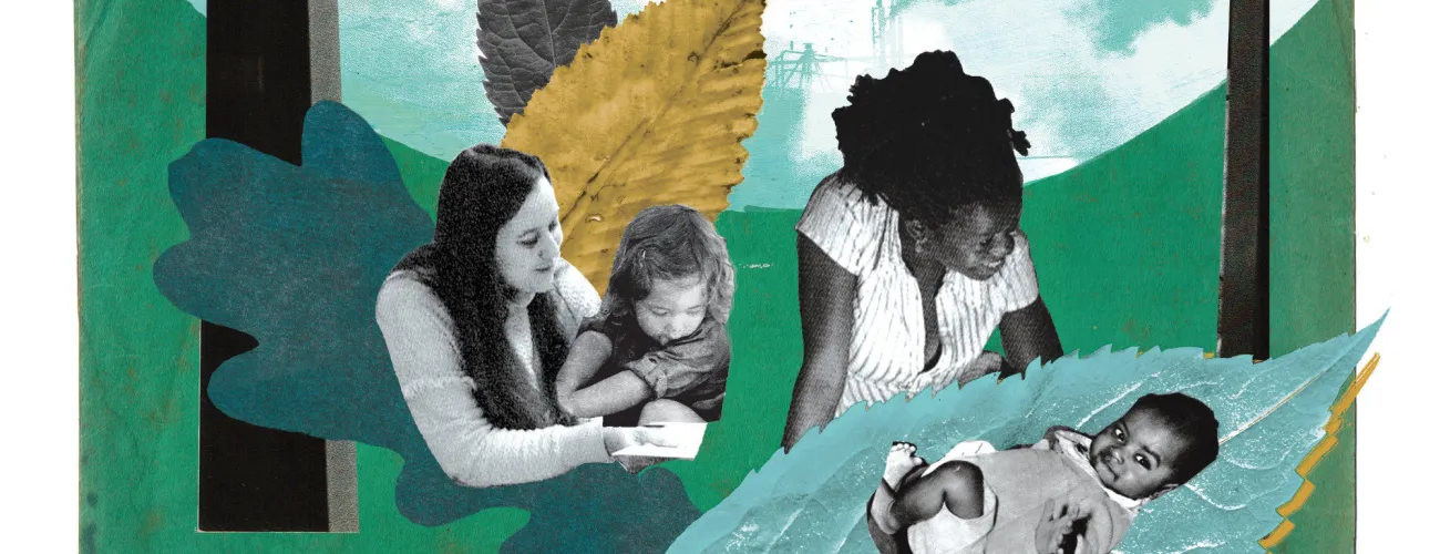 Illustration de Marion Sellenet représentant des mères avec enfants