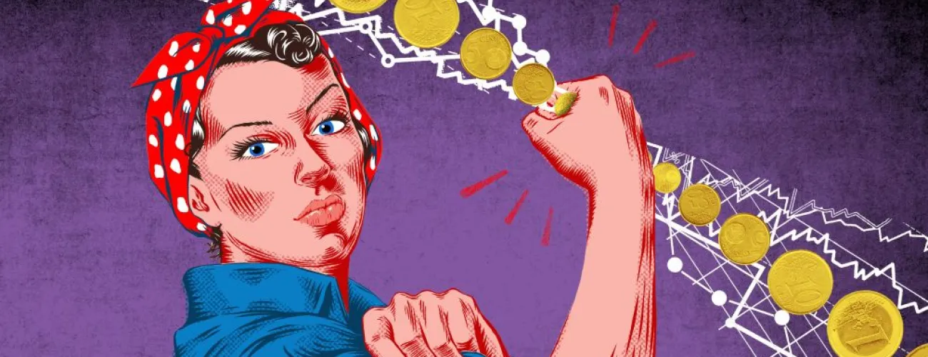 Illustration de Boris Séméniako sur les ateliers d'auto-défense financière